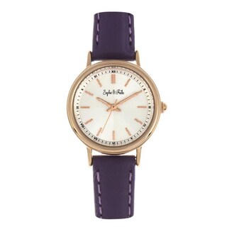 Foto 1 | Foto 1 | Reloj Sophie & Freda Berlin Leather Marr[on Para Mujer