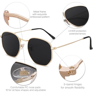 Foto 4 | Foto 4 | Gafas De Sol Sojos Square Polarizadas Para Mujer/hombre Sj1072 - Venta Internacional.