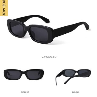 Foto 6 | Foto 6 | Gafas De Sol Kuguaok Retro Rectangle Vintage Uv400 Para Mujeres Y Hombres - Venta Internacional.