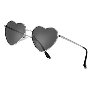 Foto 1 | Foto 1 | Gafas De Sol Jovakit Polarized Heart Para Mujer Plateado/gris - Venta Internacional.