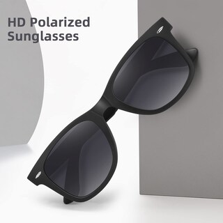 Foto 3 | Foto 3 | Gafas De Sol Meetsun Classic Retro Square Polarized Uv400 Grey - Venta Internacional.