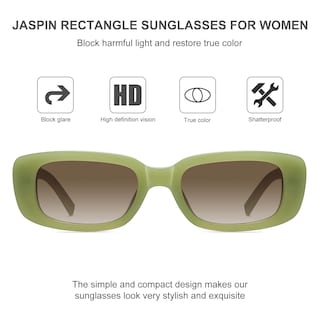 Foto 5 | Foto 5 | Gafas De Sol Jaspin Y2k Rectangle Para Mujer Y Hombre Uv400 Retro - Venta Internacional.