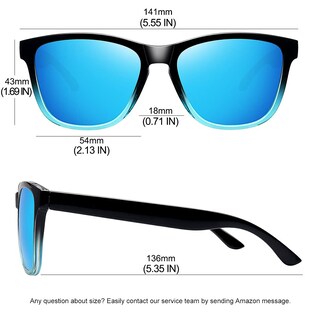 Foto 4 | Foto 4 | Gafas De Sol Meetsun Polarizadas Con Protección Uv400 Y Lente Azul - Venta Internacional.