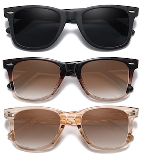 Foto 1 | Foto 1 | Gafas De Sol Meetsun Retro Polarizadas 100% Protección Uv (paquete De 3) - Venta Internacional.