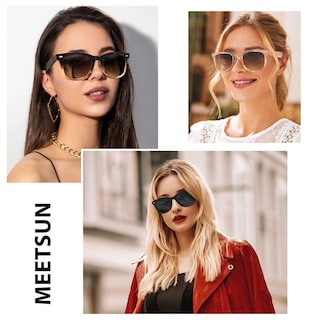 Foto 2 | Foto 2 | Gafas De Sol Meetsun Retro Polarizadas 100% Protección Uv (paquete De 3) - Venta Internacional.