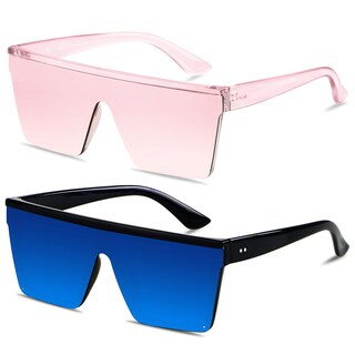 Foto 1 | Foto 1 | Gafas De Sol Lyzoit Cuadradas De Gran Tamaño Para Mujer Y Hombre Uv400 - Venta Internacional.