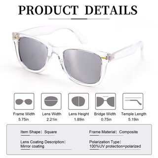 Foto 6 | Foto 6 | Gafas De Sol Myiaur Classic Para Mujer Polarizadas Con Protección Uv400 - Venta Internacional.