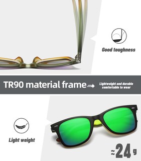 Foto 5 | Foto 5 | Gafas De Sol Meetsun Classic Retro Square Polarizadas Uv400 - Venta Internacional.