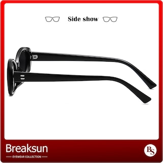 Foto 5 | Foto 5 | Gafas De Sol Breaksun Retro Oval 90s Vintage Uv400 Para Mujeres Y Hombres - Venta Internacional.