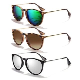 Foto 1 | Foto 1 | Gafas De Sol Chbp Polarizadas Con Protección Uv400 Retro Redondas - Venta Internacional.