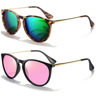 Foto 1 | Foto 1 | Gafas De Sol Chbp Polarizadas Con Protección Uv400  Lente Redonda Retro - Venta Internacional.