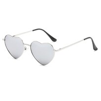 Gafas De Sol Jovakit Polarized Heart Para Mujer Silver Mirror - Venta Internacional.