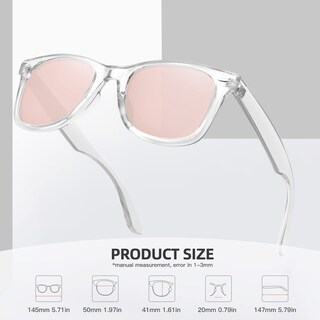 Foto 4 | Foto 4 | Gafas De Sol Meetsun Classic Retro Square Polarizadas Para Mujer - Venta Internacional.