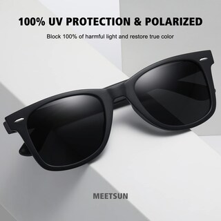 Foto 3 | Foto 3 | Gafas De Sol Meetsun Retro Polarizadas 100% Protección Uv (paquete De 3) - Venta Internacional.