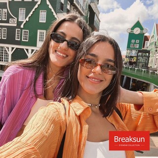 Foto 4 | Foto 4 | Gafas De Sol Breaksun Retro Oval 90s Vintage Uv400 Para Mujeres Y Hombres - Venta Internacional.