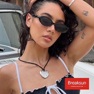 Foto 2 | Foto 2 | Gafas De Sol Breaksun Retro Oval 90s Vintage Para Mujer Y Hombre - Venta Internacional.