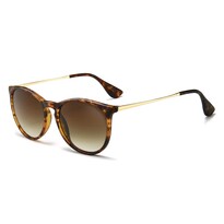 Gafas De Sol Sungait Vintage Round Para Mujer Y Hombre  Color Ámbar Y Marrón - Venta Internacional.
