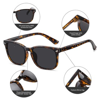 Foto 4 | Foto 4 | Gafas De Sol Dushine Polarizadas Para Mujer De Estilo Retro Clásico - Venta Internacional.