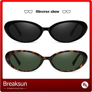 Foto 4 | Foto 4 | Gafas De Sol Breaksun Retro Oval 90s Vintage Para Mujer Y Hombre - Venta Internacional.