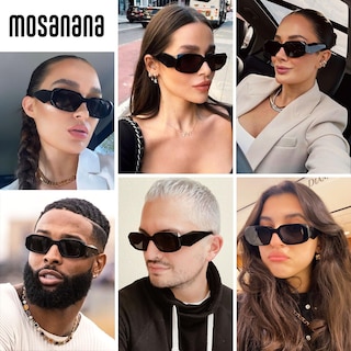 Foto 3 | Foto 3 | Gafas De Sol Mosanana Trendy Rectangle Uv400 Para Mujer Y Hombre - Venta Internacional.