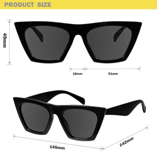 Foto 5 | Foto 5 | Gafas De Sol Mosanana Cat Eye Para Mujer Con Protección Uv400 - Venta Internacional.