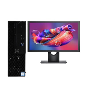 Foto 1 | Foto 1 | PC DELL OPTIPLEX 3060color Negro Intel Core I5-8500 3.00 GHZ 8 GB y 256 SSD más 500 GB HDD Monitor 22P Reacondicionado Grado A