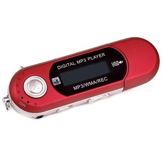 Foto 5 | Foto 5 | Reproductor Mp3 Grabador De Voz Usb Lcd Rojo - Venta Internacional.