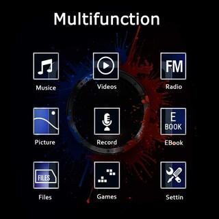 Foto 2 | Foto 2 | Reproductor Mp3 Dyzeryk Con Tarjeta Micro Sd De 16 Gb Y Pantalla De 1,8 Pulgadas - Venta Internacional.