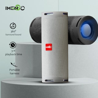 Foto 5 | Foto 5 | Altavoz Bluetooth Imenso Outdoor Portable Gris - Venta Internacional.