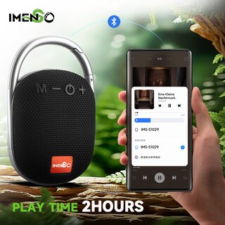 Foto 6 | Foto 6 | Altavoz Bluetooth Imenso Outdoor Portable Negro - Venta Internacional.