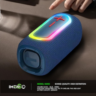 Foto 5 | Foto 5 | Altavoz Bluetooth Imenso Outdoor Portable Negro - Venta Internacional.