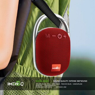 Foto 7 | Foto 7 | Altavoz Bluetooth Imenso Outdoor Portable Rojo - Venta Internacional.