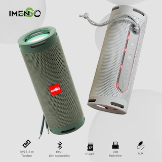 Foto 7 | Foto 7 | Altavoz Bluetooth Imenso Outdoor Portable Negro - Venta Internacional.