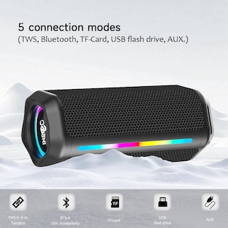 Foto 7 | Foto 7 | Altavoz Bluetooth Imenso Portátil Para Exteriores A Prueba De Agua - Venta Internacional.