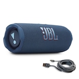 Paquete Jbl Flip 7 (azul) + Con Cable Trenzado Usb-c - Venta Internacional.