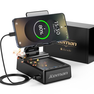 Foto 1 | Foto 1 | Soporte Para Teléfono Celular Con Altavoz Bluetooth Con Carga De 5000 Mah - Venta Internacional.