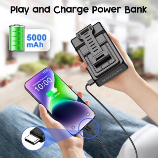 Foto 3 | Foto 3 | Soporte Para Teléfono Celular Con Altavoz Bluetooth Con Carga De 5000 Mah - Venta Internacional.