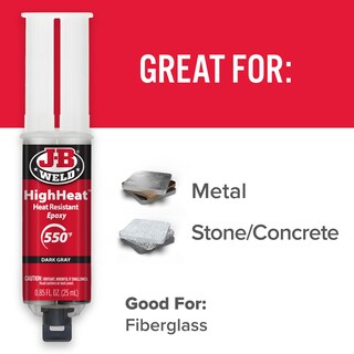 Foto 5 | Foto 5 | Jeringa Epoxídica J-b Weld High Heat Gris Oscuro 25 Ml Paquete De 2 - Venta Internacional.