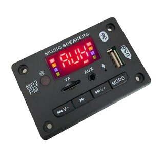 Foto 1 | Foto 1 | Modulo Rep Audio Belug Bluetooth MP3 Micrófono 5 Voltios USB Aux FM Negro