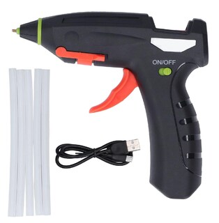 Foto 1 | Foto 1 | Pistola de Silicón Inalámbrica Recargable Eo Safe Imports ESI-11312 Negra con 20 Barras