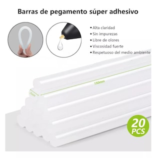 Foto 2 | Foto 2 | Pistola de Silicón Inalámbrica Recargable Eo Safe Imports ESI-11312 Negra con 20 Barras