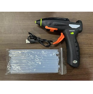 Foto 3 | Foto 3 | Pistola de Silicón Inalámbrica Recargable Eo Safe Imports ESI-11312 Negra con 20 Barras