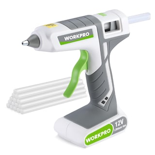 Foto 1 | Foto 1 | Pistola De Pegamento Termofusible Inalámbrica Workpro 12 V Recargable Blanca - Venta Internacional.