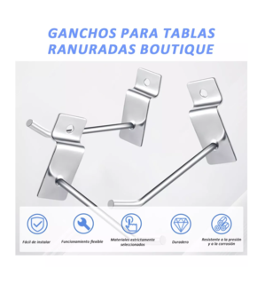 Foto 2 | Foto 2 | Ganchos Belug para Panel 25 Piezas