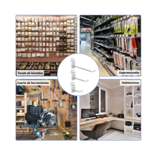 Foto 4 | Foto 4 | Ganchos Belug para Panel 25 Piezas