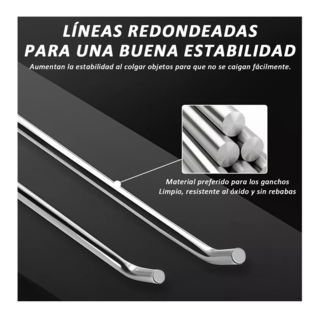 Foto 5 | Foto 5 | Ganchos Belug para Panel 25 Piezas