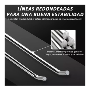 Foto 3 | Foto 3 | Ganchos Belug para Panel 30 Piezas