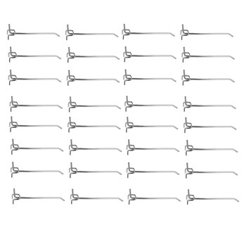 Foto 1 | Foto 1 | Gancho Perfocel Panel Paq. 50 Piezas, Plata