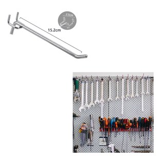 Foto 3 | Foto 3 | Gancho Perfocel Panel Paq. 50 Piezas, Plata