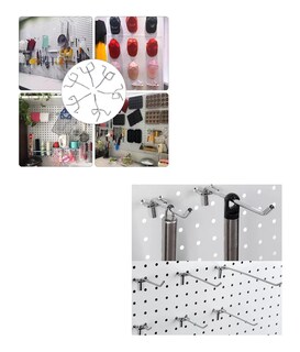 Foto 5 | Foto 5 | Gancho Perfocel Panel Paq. 50 Piezas, Plata